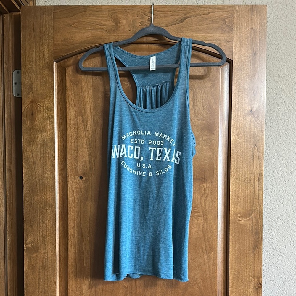Bella Canvas Blue Sleeveless Racerback Tank Top